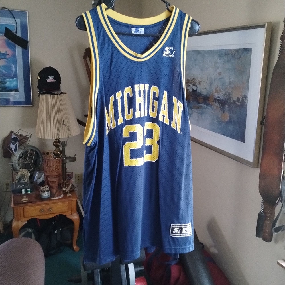 Vintage Michigan Starter Jersey Size XXL